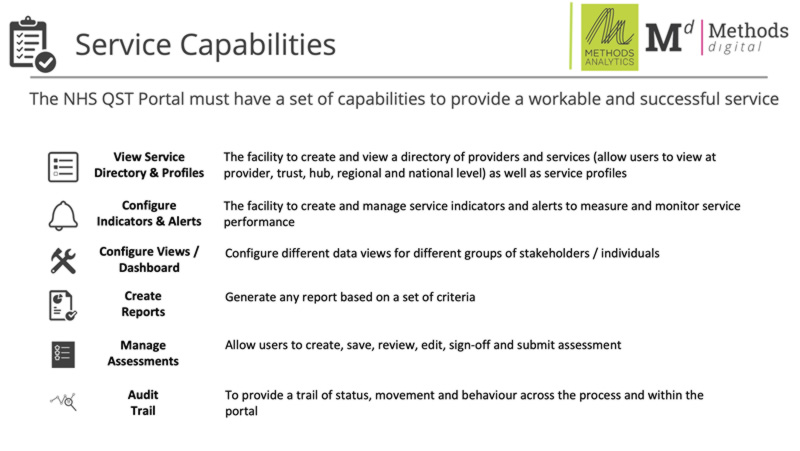 Service Capabilities definition